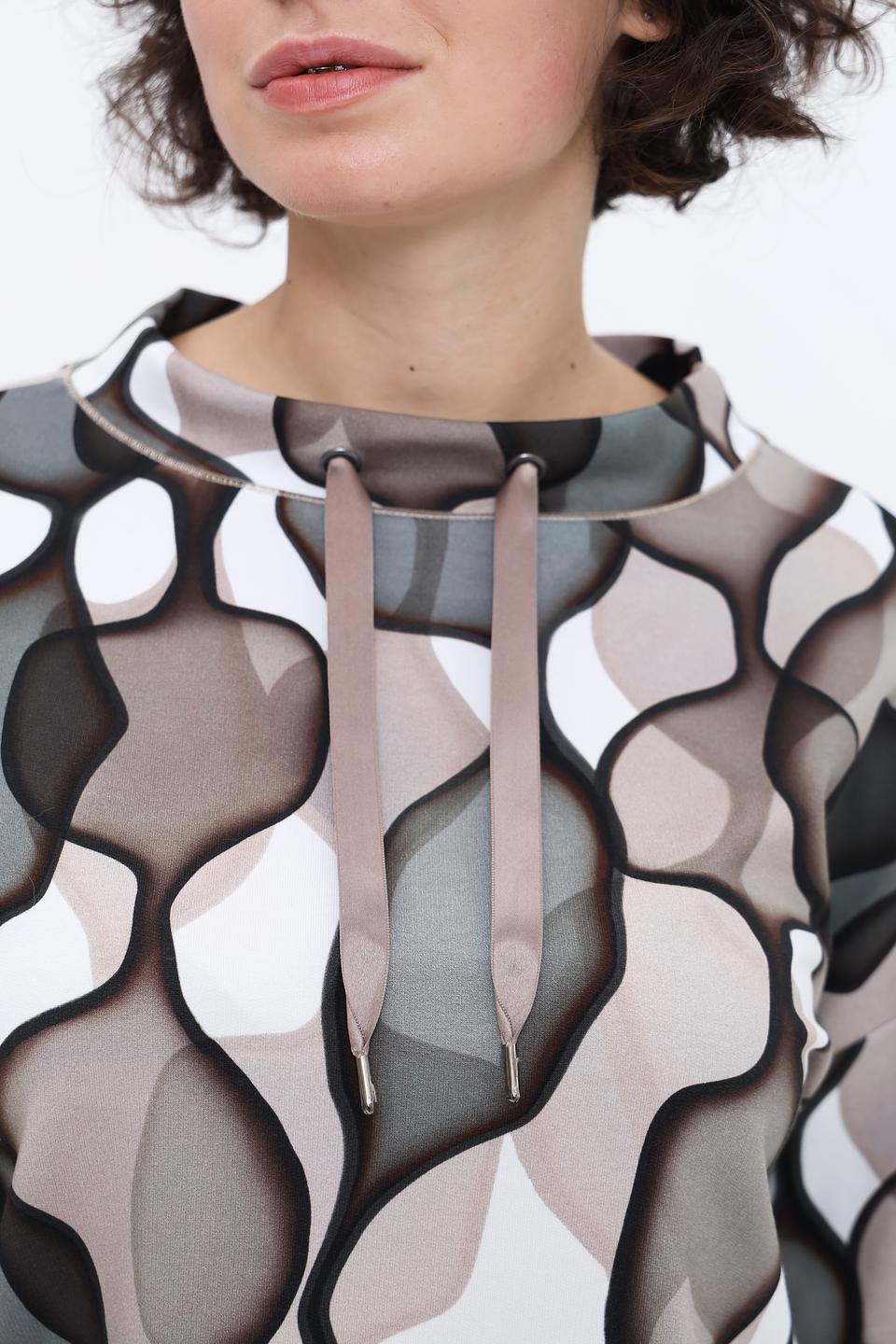 Пуловер Lecomte с принтом