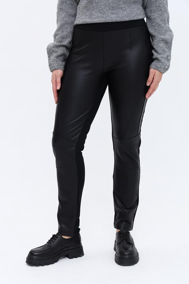 Брюки Monari эко-кожа черные