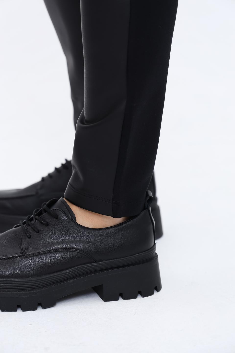 Брюки Monari эко-кожа черные