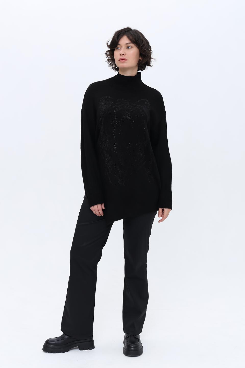 Пуловер Monari с принтом медведя