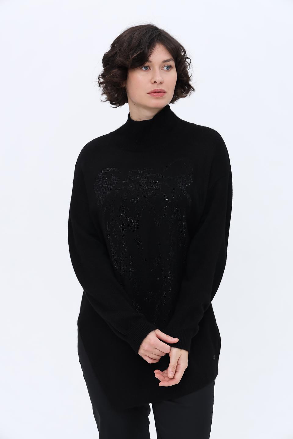 Пуловер Monari с принтом медведя