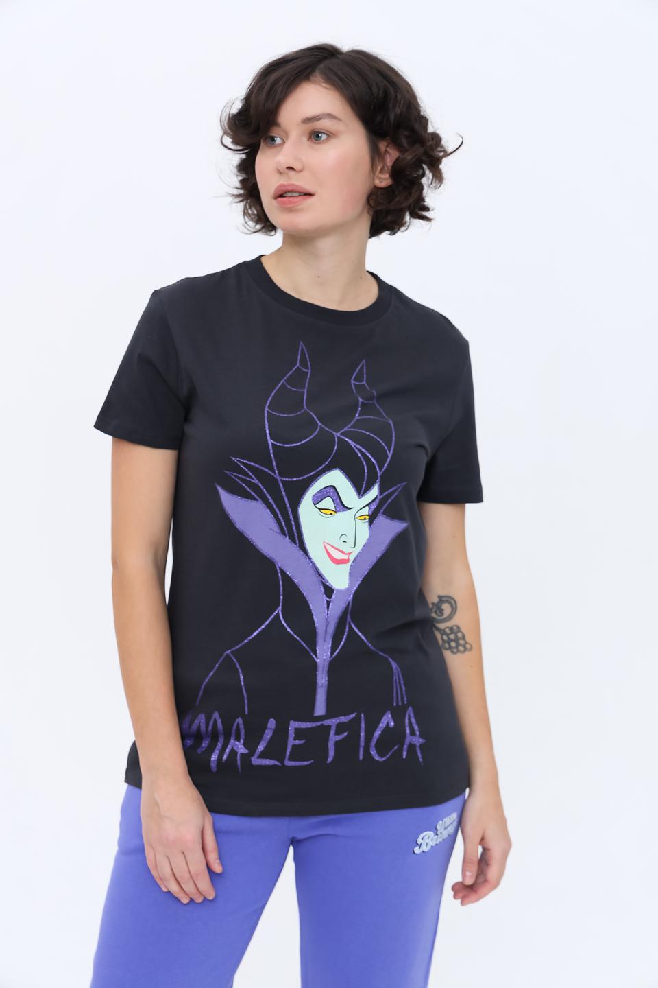 Футболка Alcott Malefica чёрная