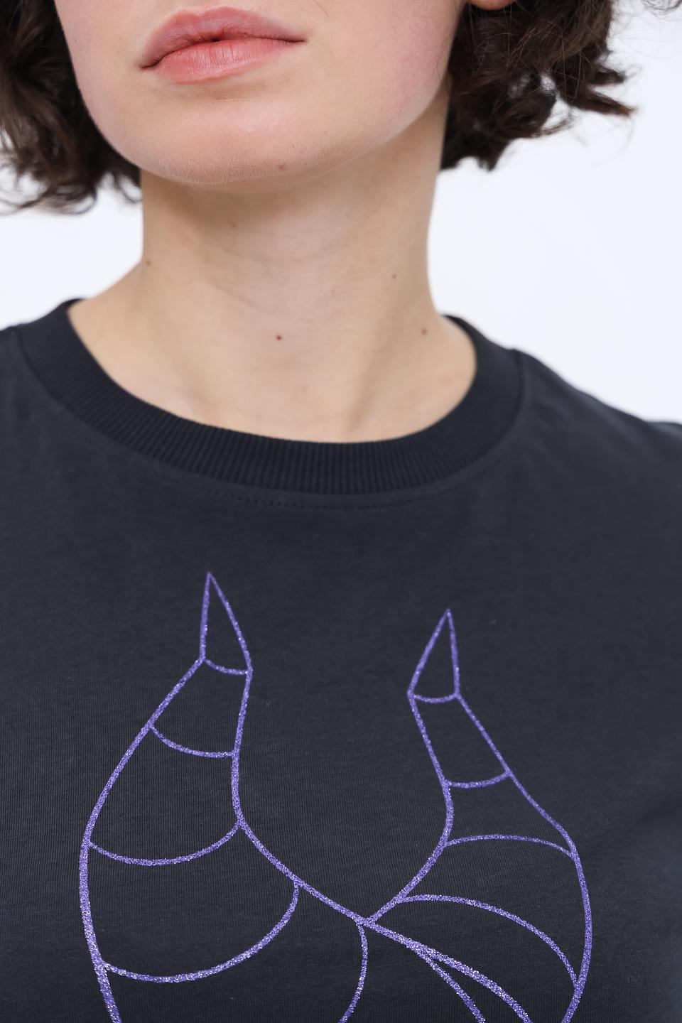 Футболка Alcott Malefica чёрная