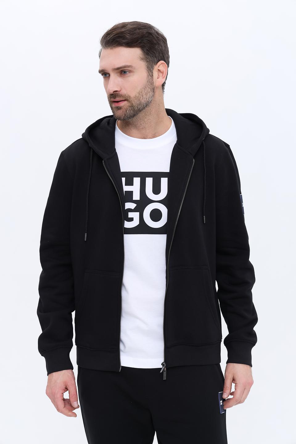 Кардиган Gaudi мужской чёрный на молнии