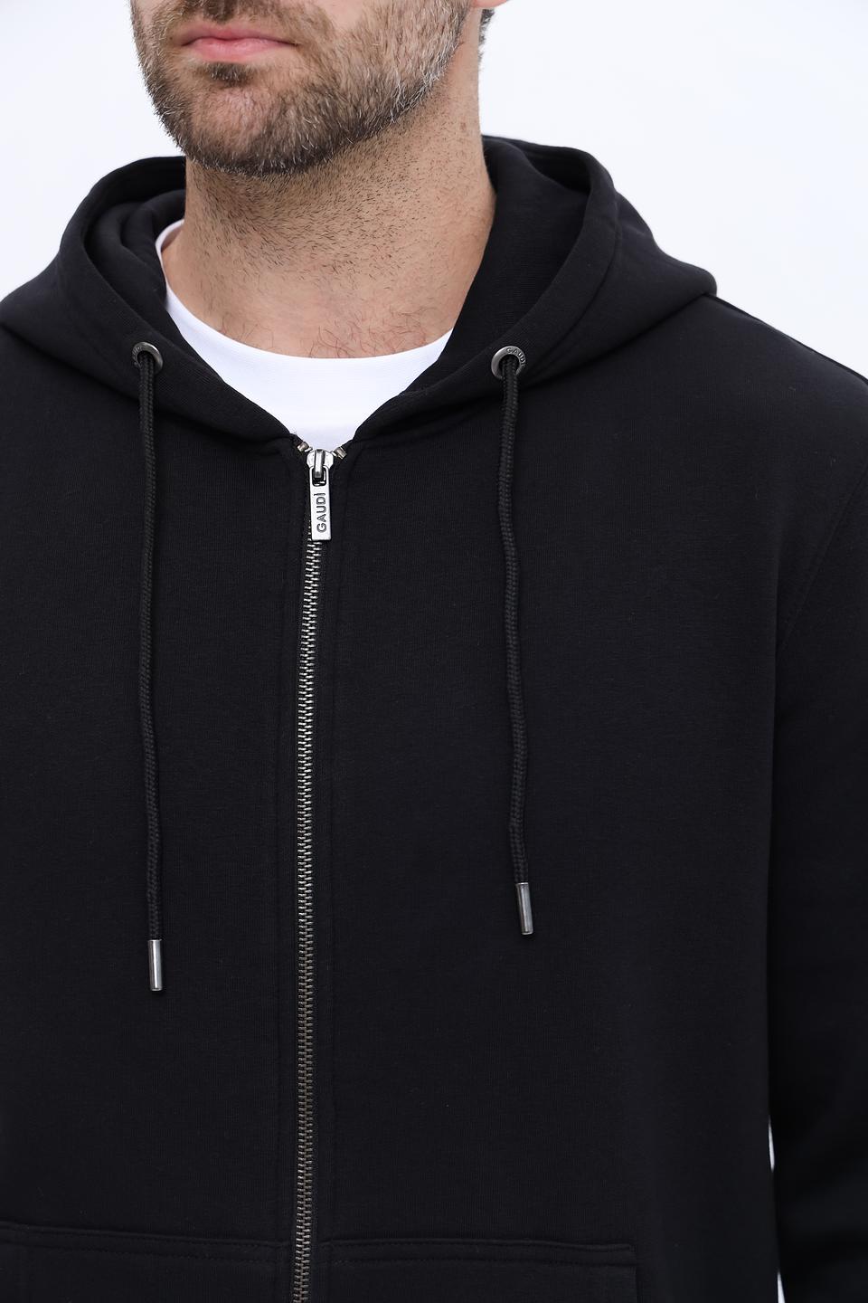 Кардиган Gaudi мужской чёрный на молнии