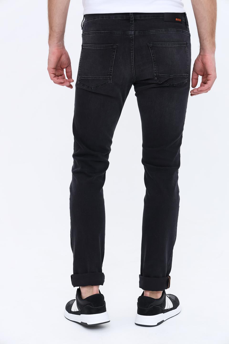 Джинсы Boss Orange узкие, чёрные