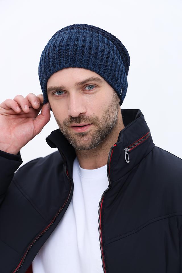 Шапка Lerros вязаная синяя