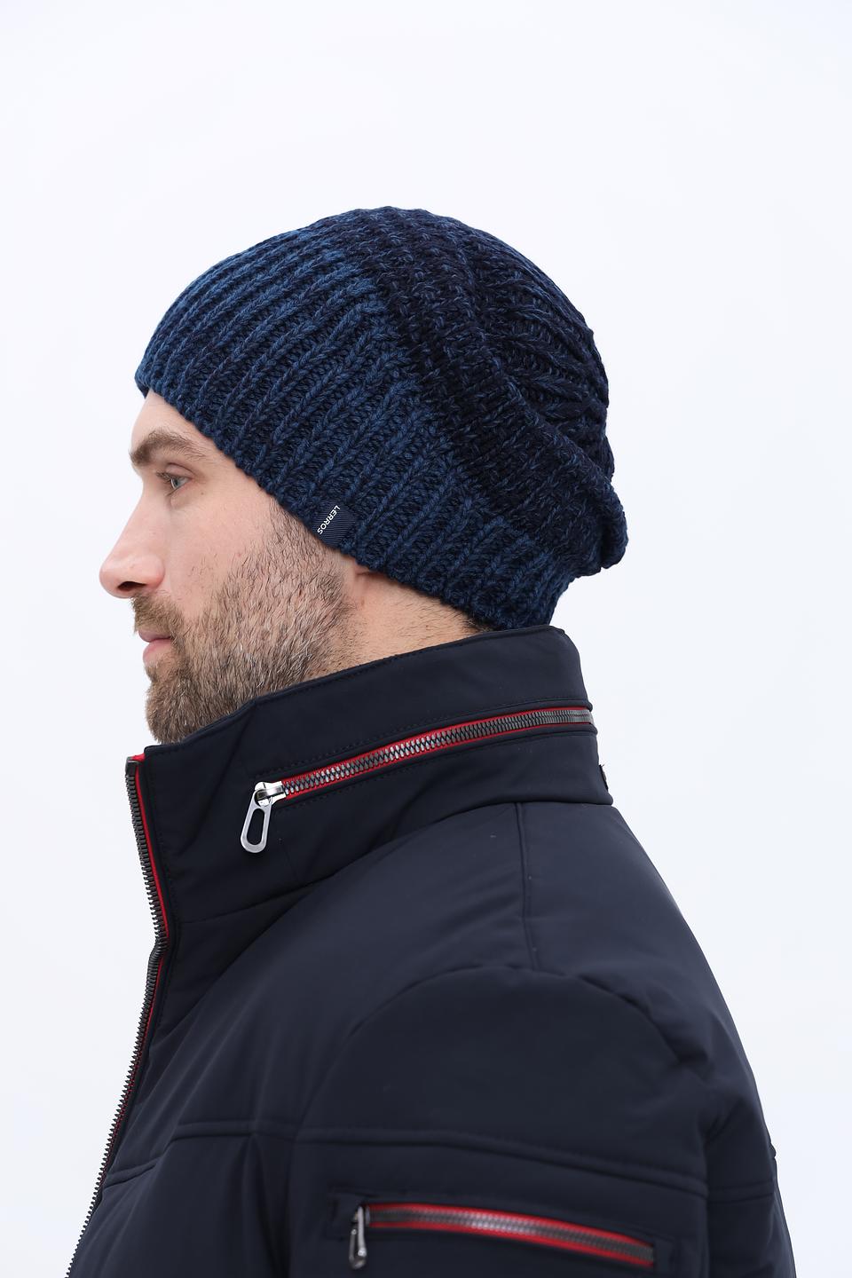 Шапка Lerros вязаная синяя