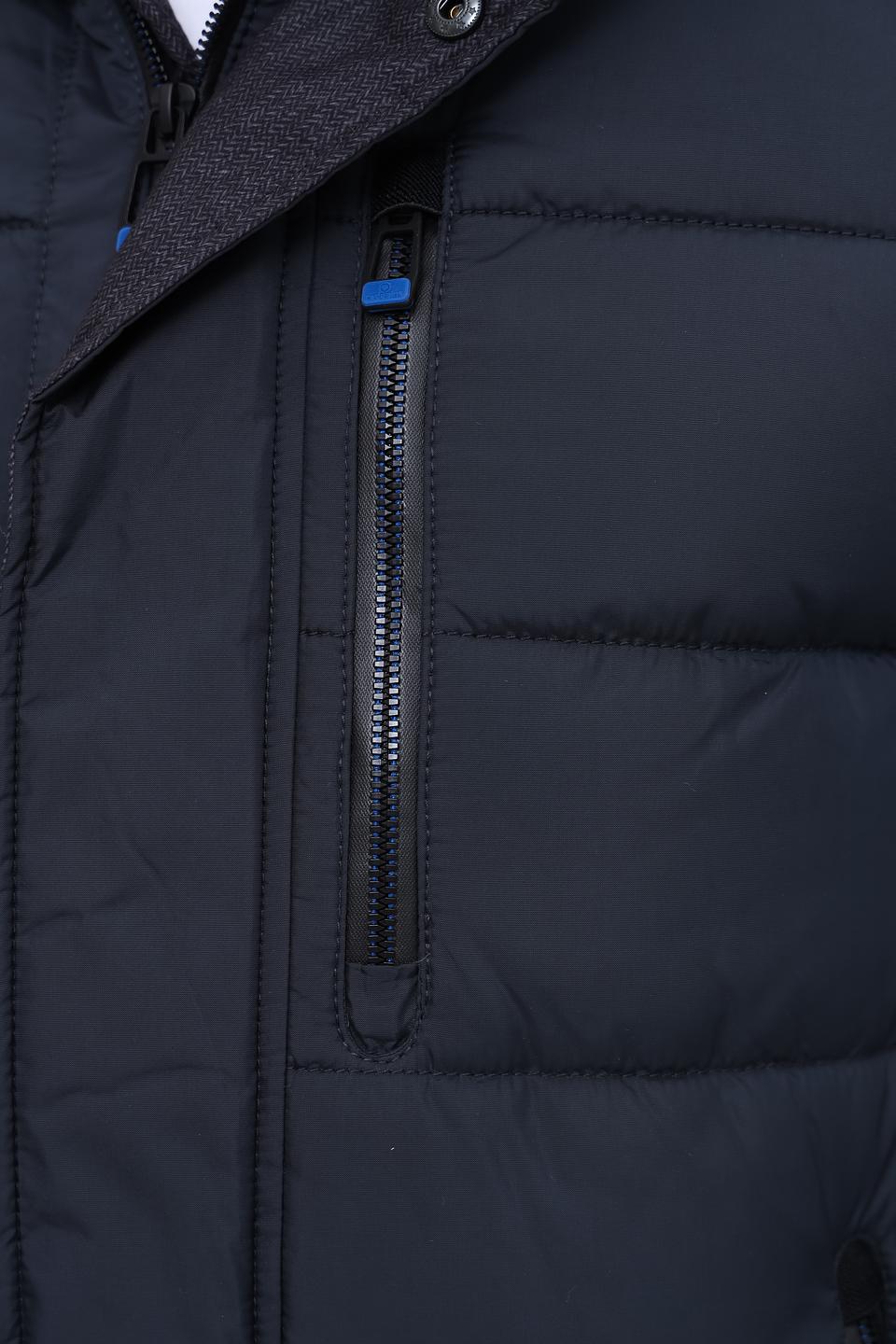 Пальто Red Point стеганое тёмно-синее