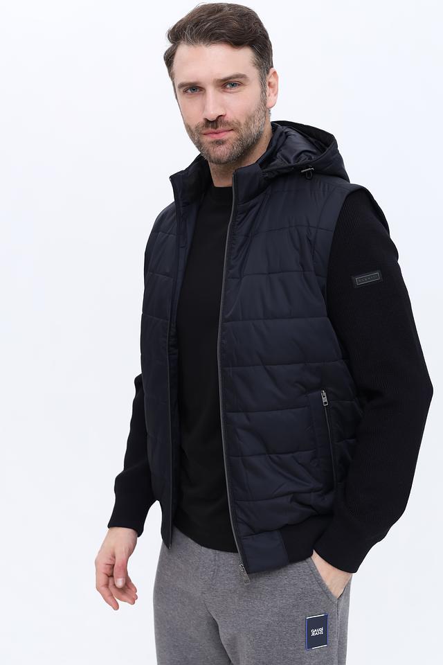 Жилет Bugatti стеганый темно-синий