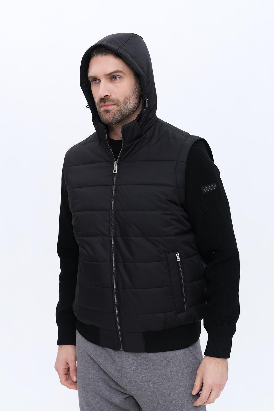 Жилет Bugatti стеганый чёрный