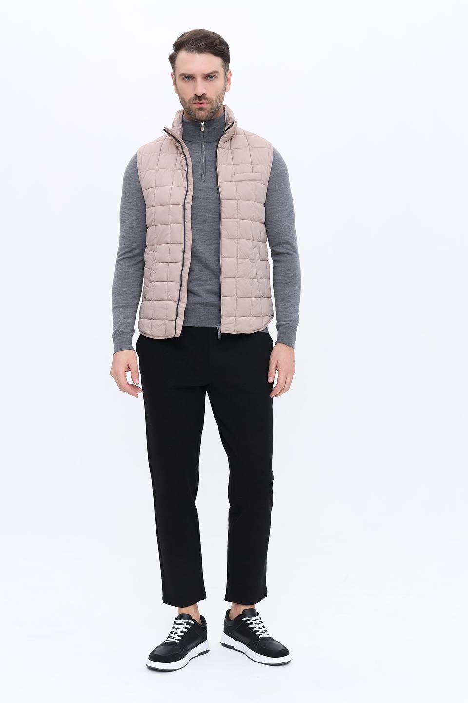 Жилет Alcott стеганый бежевый