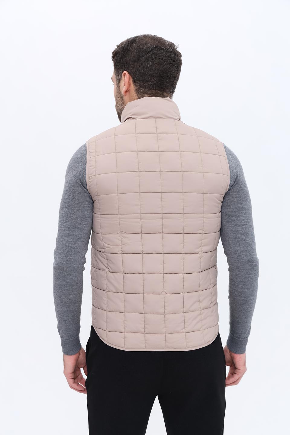 Жилет Alcott стеганый бежевый