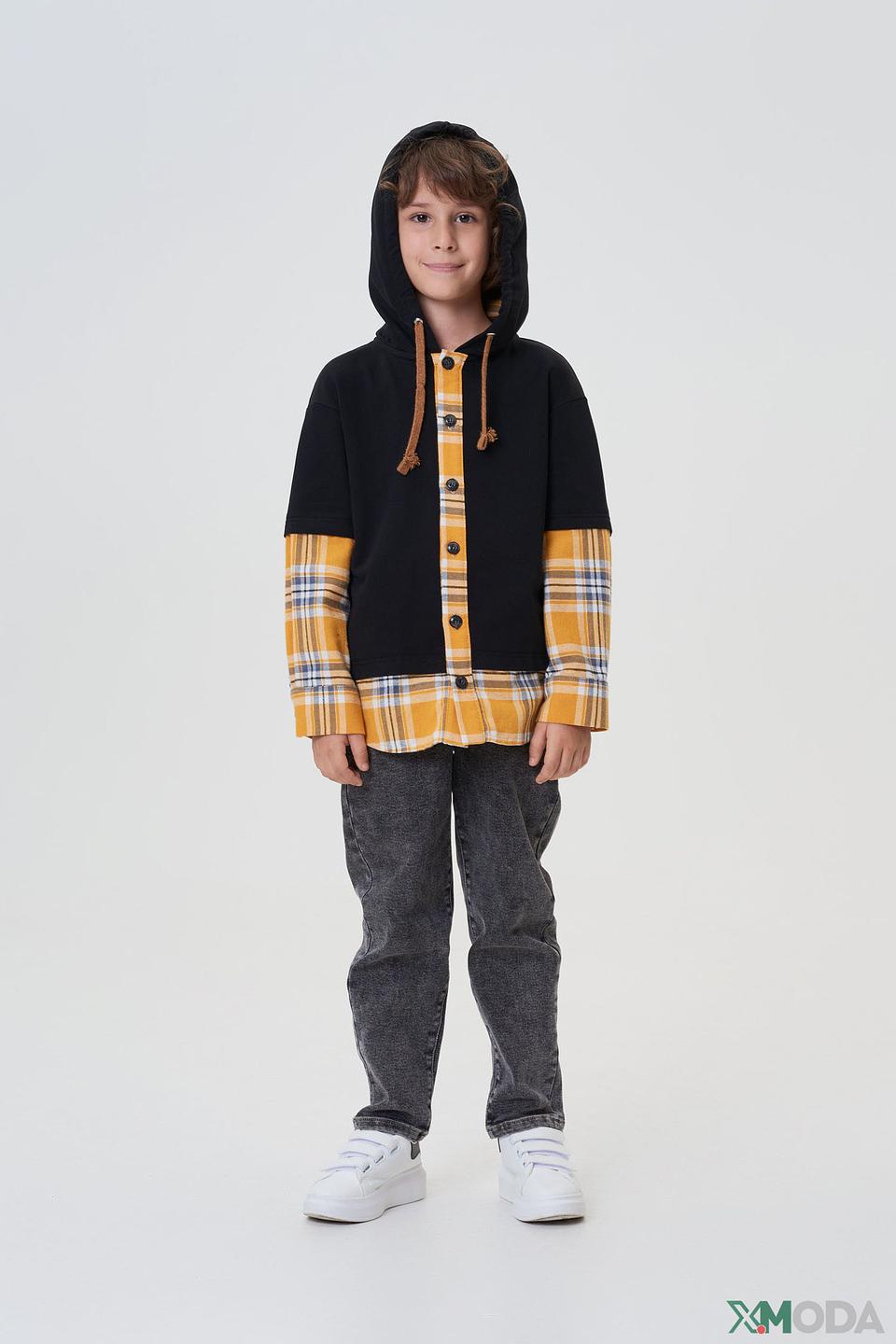 Джемпер Choupette чёрно-клетчатый