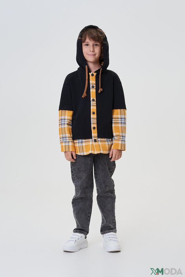 Джемпер Choupette чёрно-клетчатый