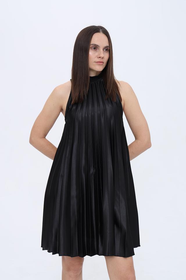 Платье Alcott плиссе чёрное