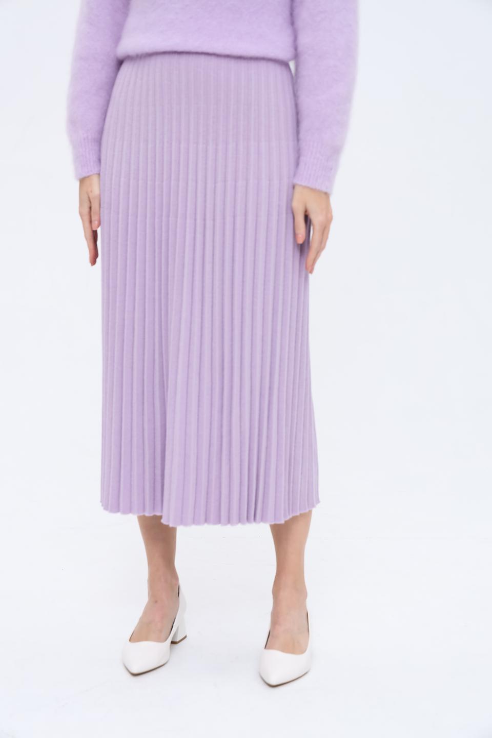 Юбка Shade плиссированная лавандовая