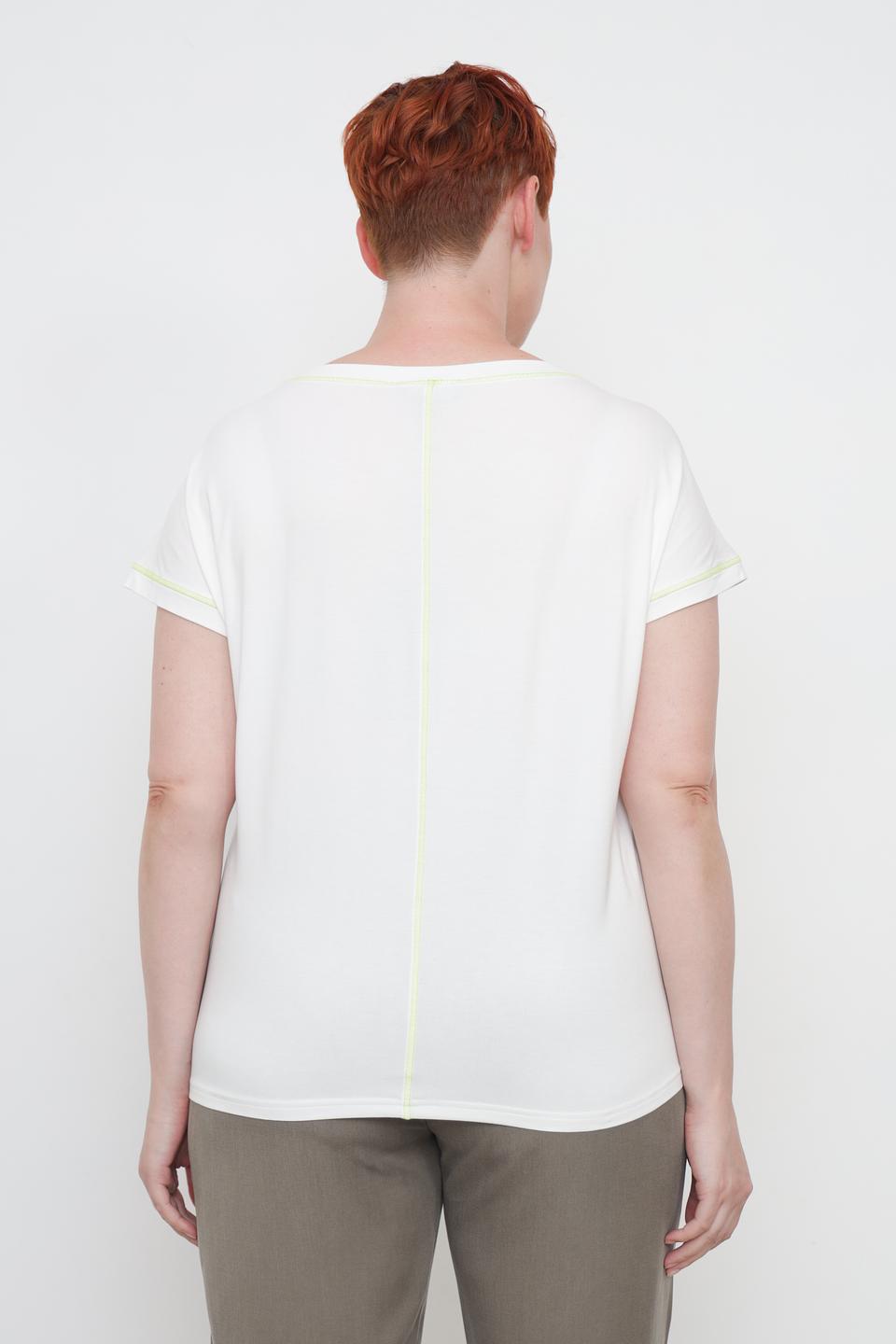 Футболка Tuzzi с принтом белая