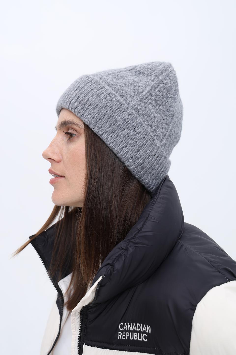 Шапка Seeberger серая меланж