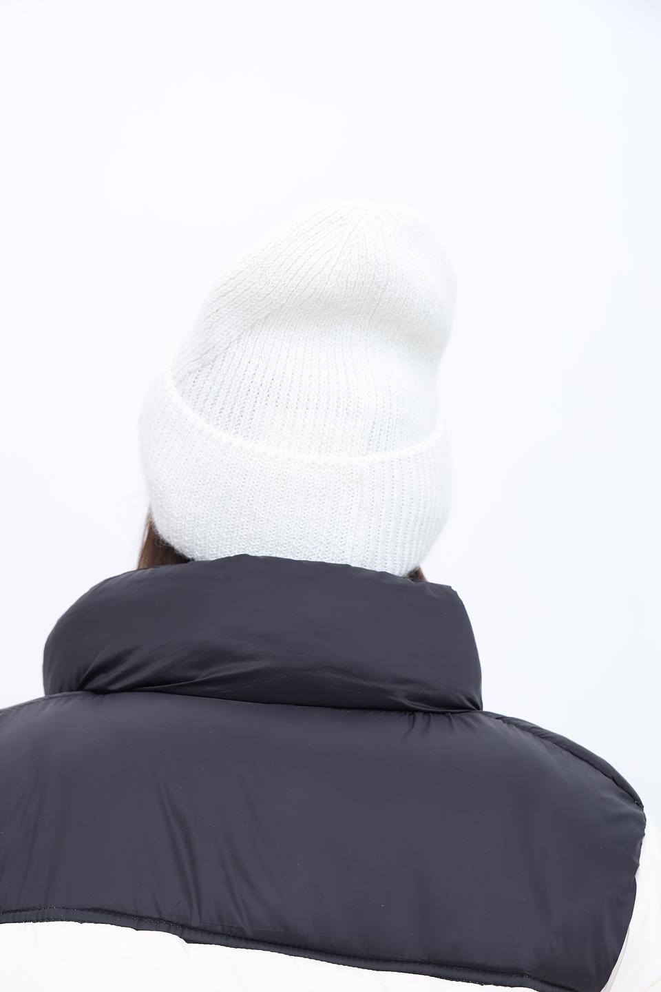 Шапка Marhatter вязаная белая