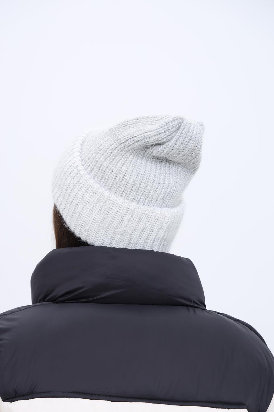 Шапка Marhatter вязаная белая