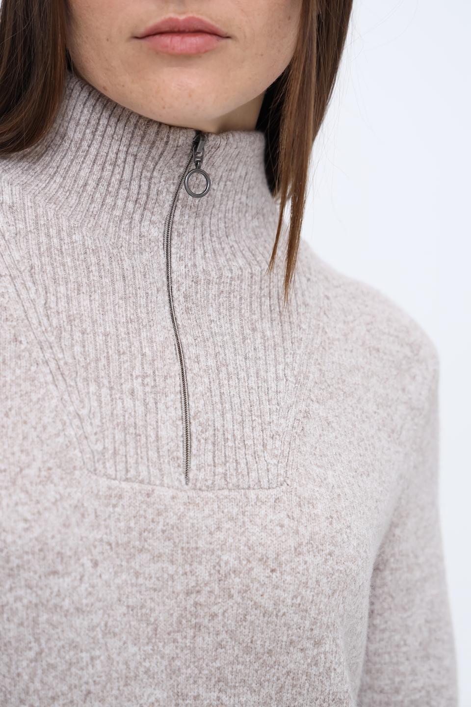 Платье Olsen вязаное бежевое