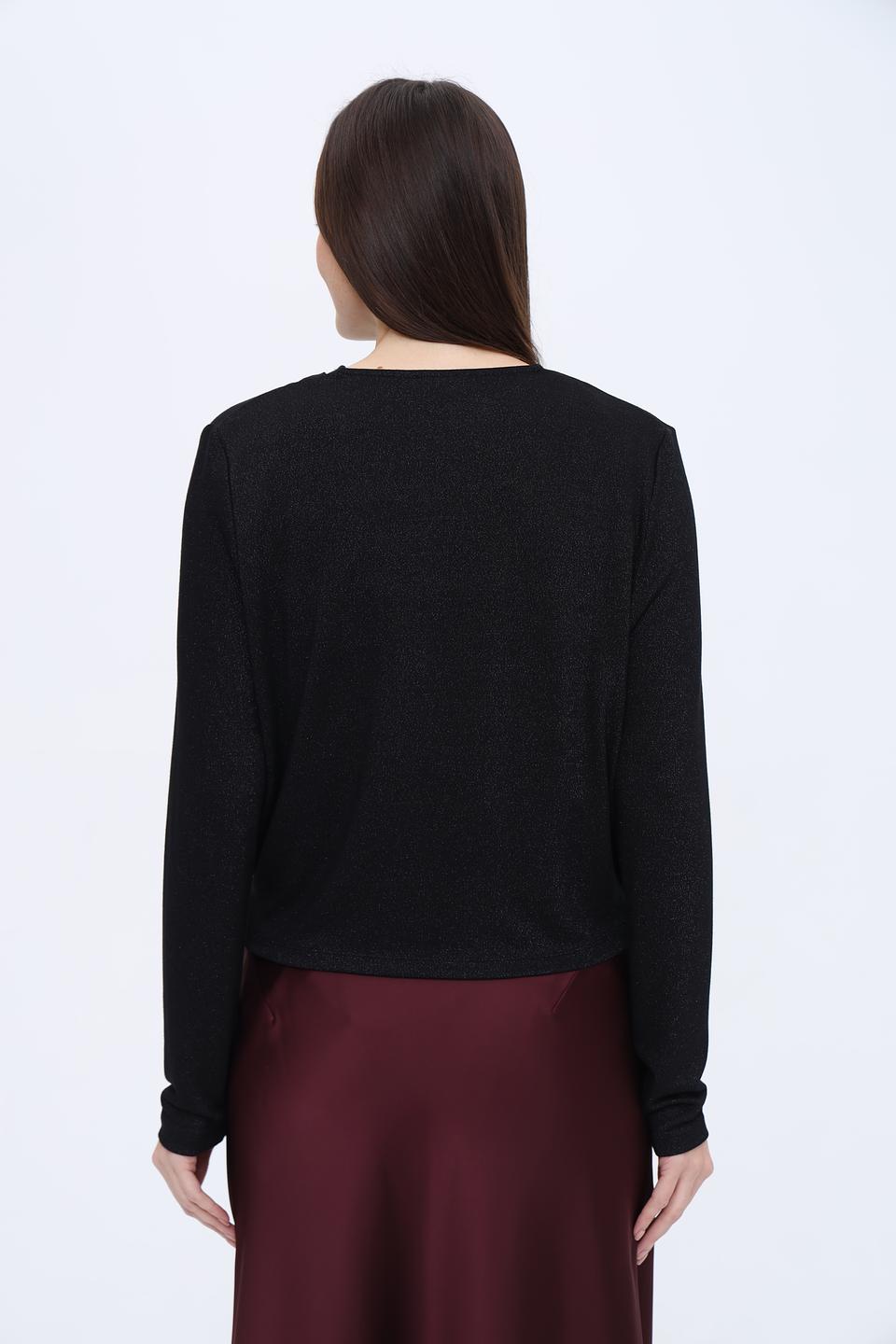 Блуза Gerry Weber с запахом чёрная