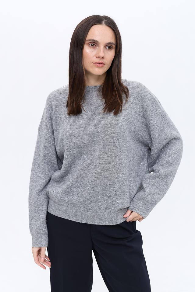 Пуловер Pezzo серый меланж