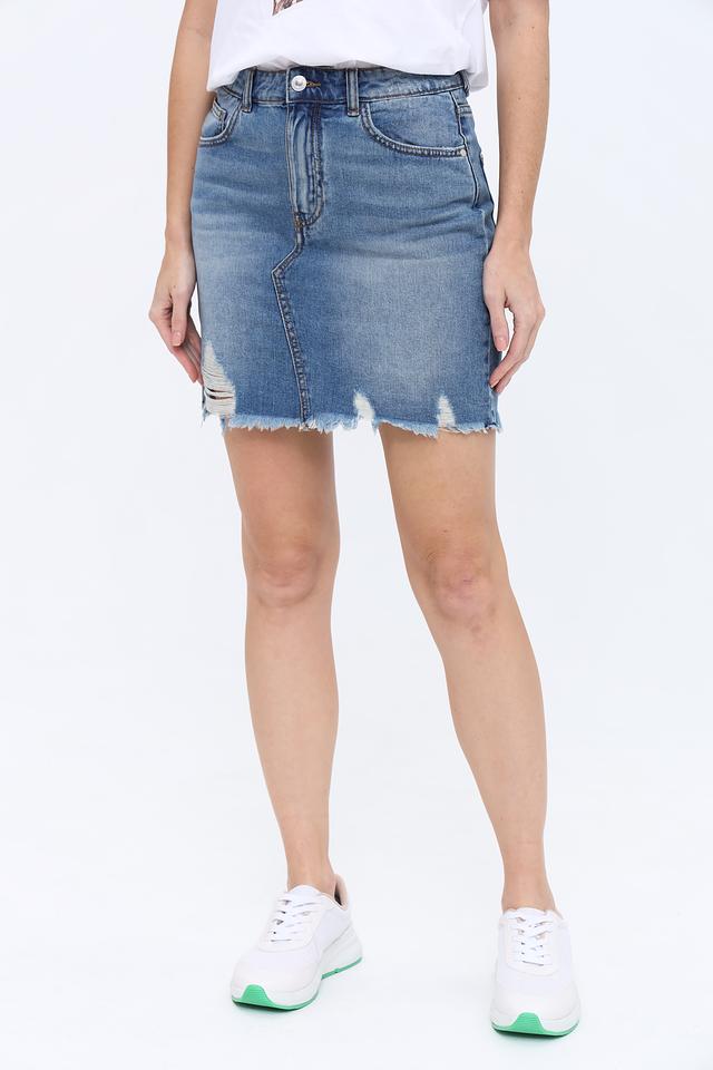 Юбка джинсовая Alcott голубая