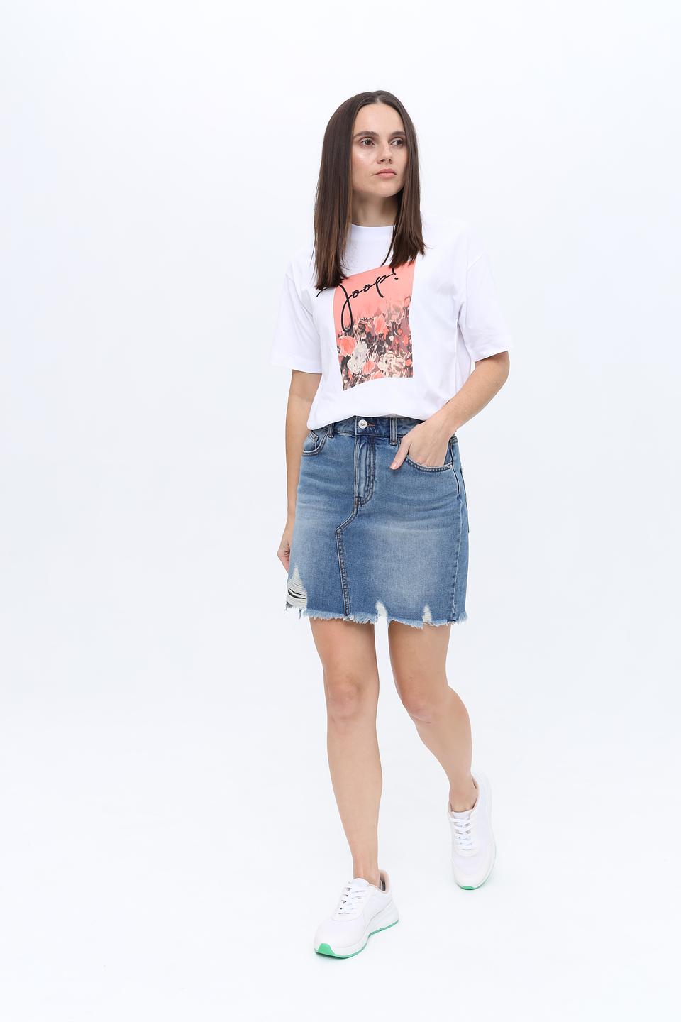 Юбка джинсовая Alcott голубая