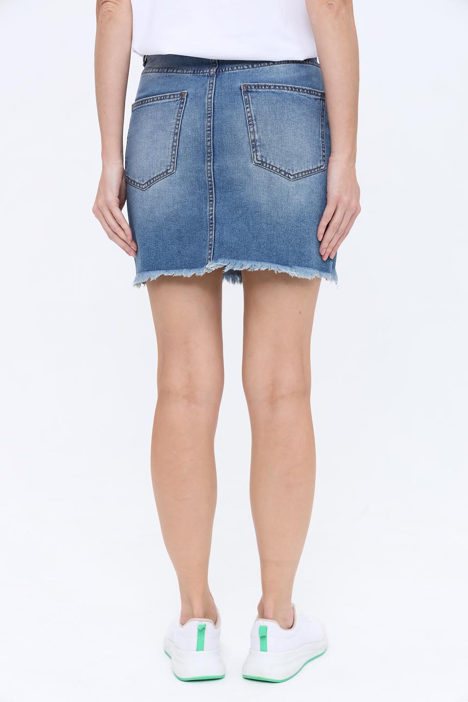 Юбка джинсовая Alcott голубая