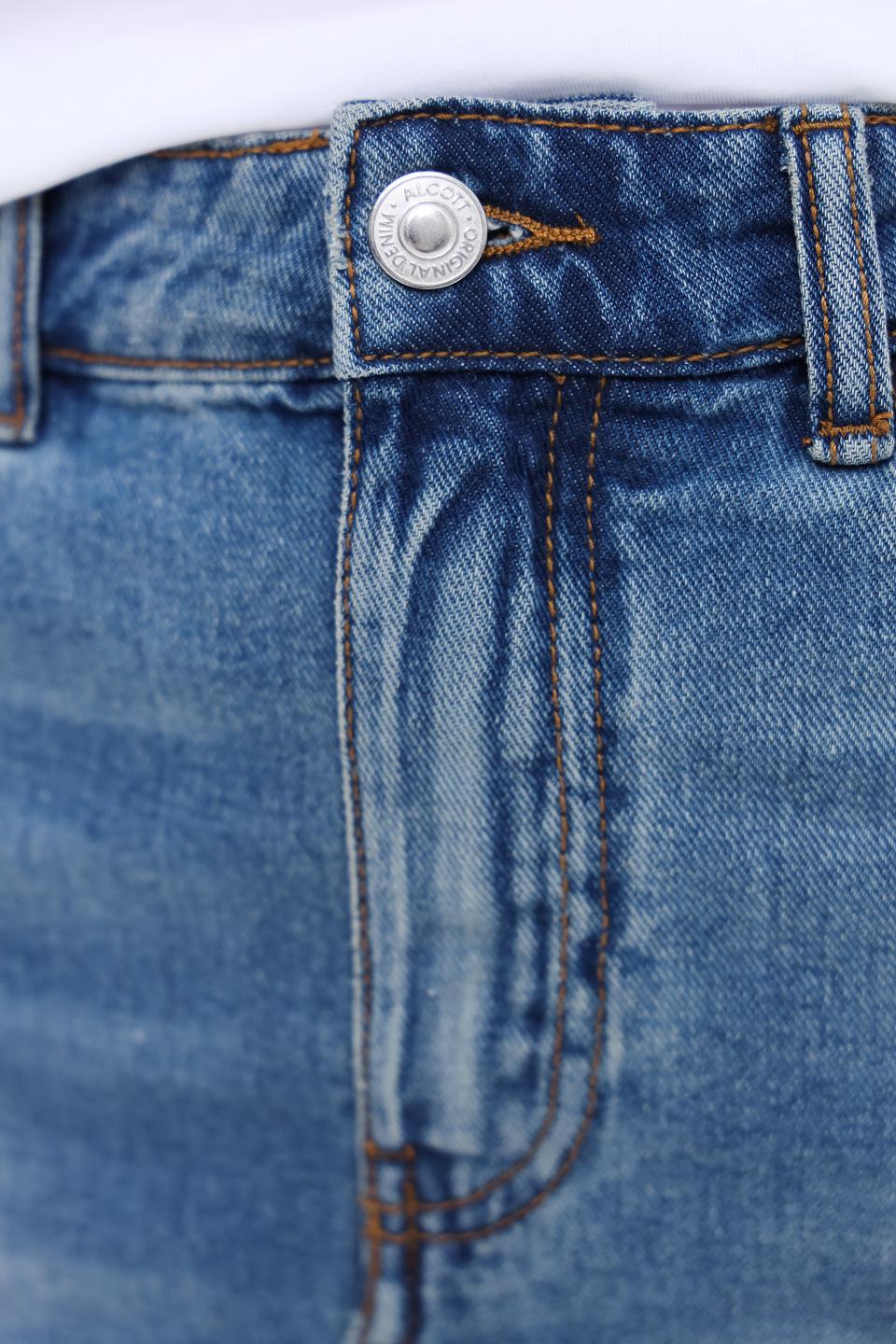 Юбка джинсовая Alcott голубая