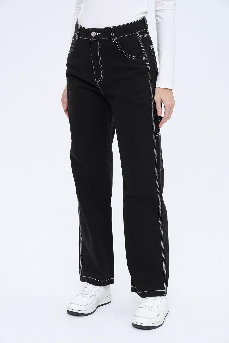 Брюки Alcott карго чёрные