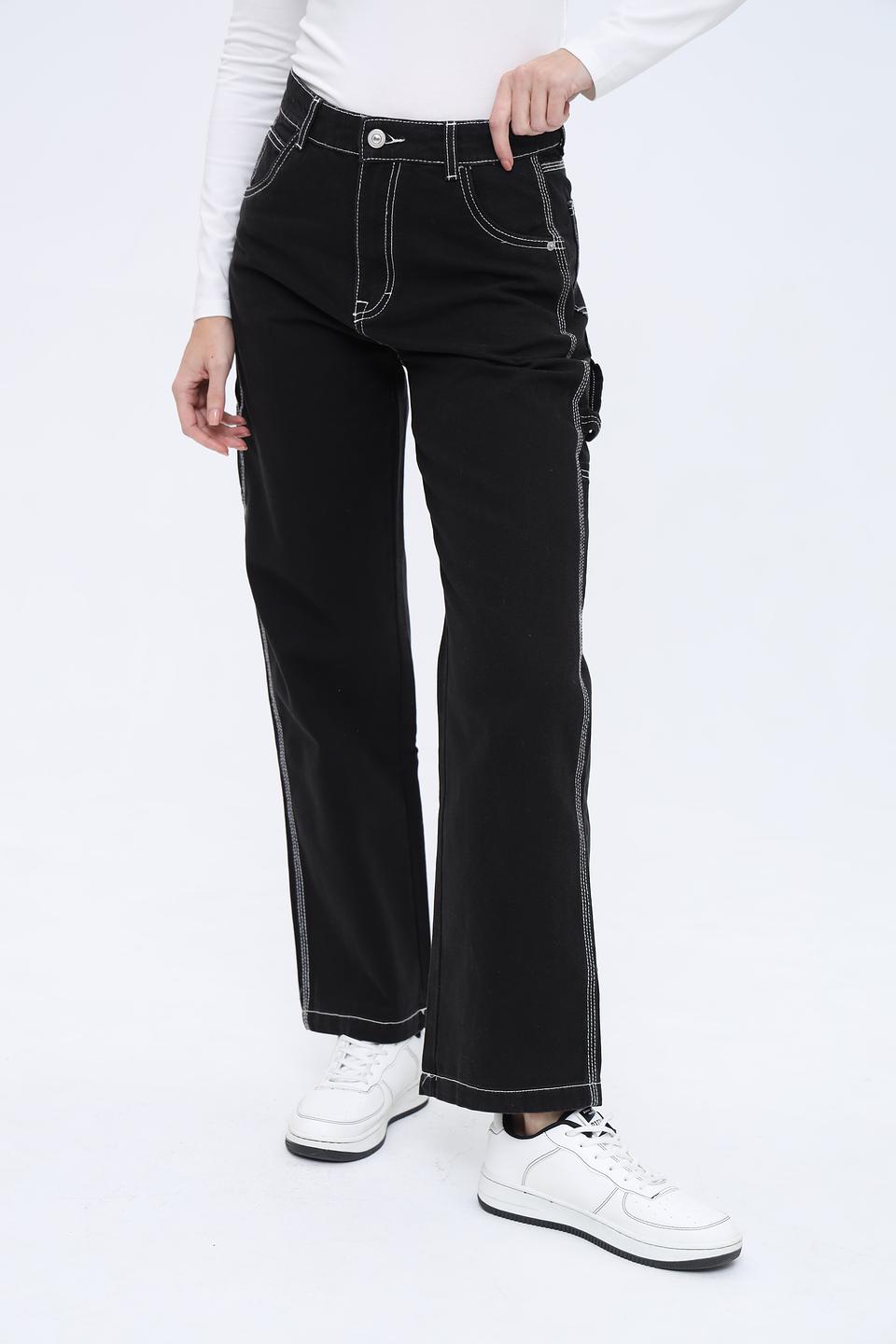 Брюки Alcott карго чёрные