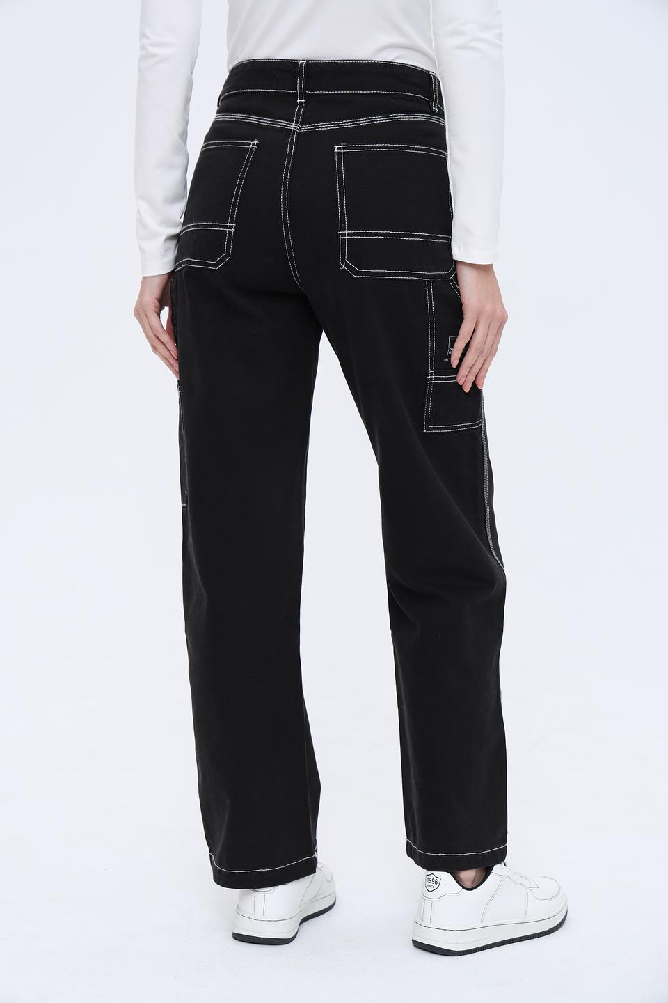 Брюки Alcott карго чёрные