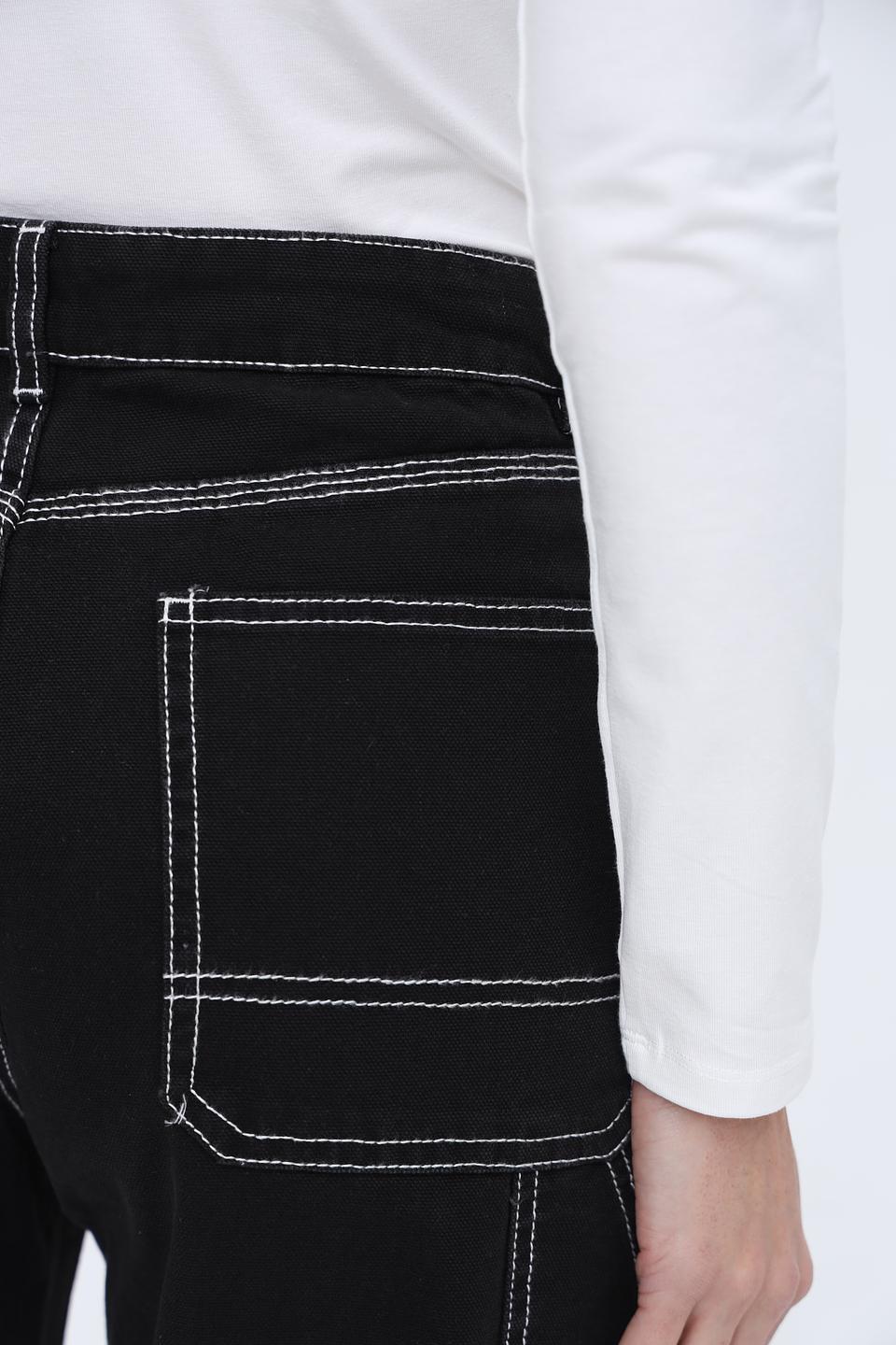 Брюки Alcott карго чёрные