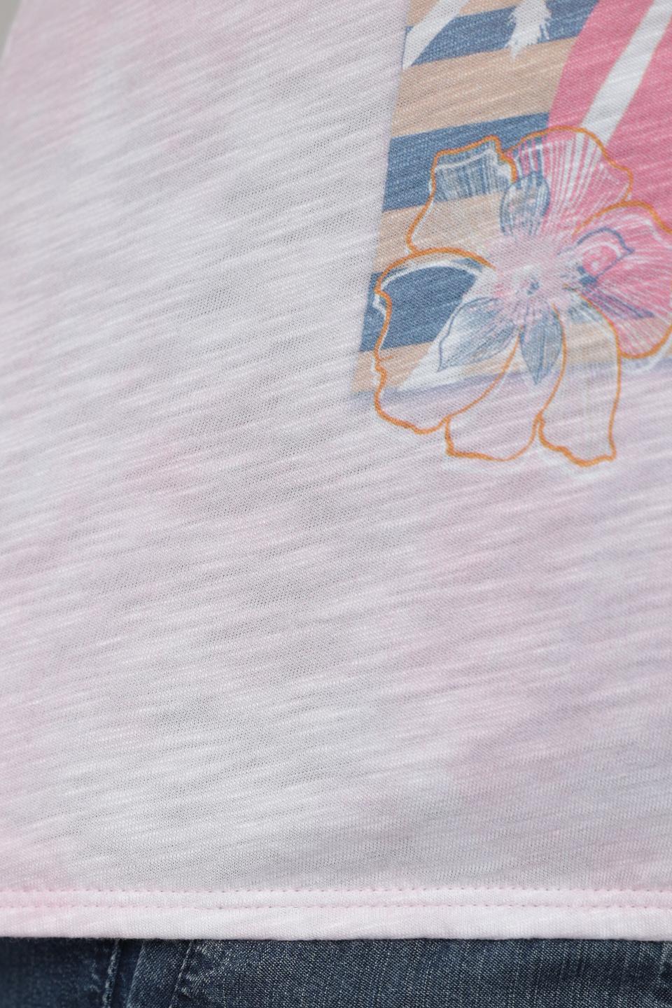 Футболка Thomas Rabe с принтом розовый