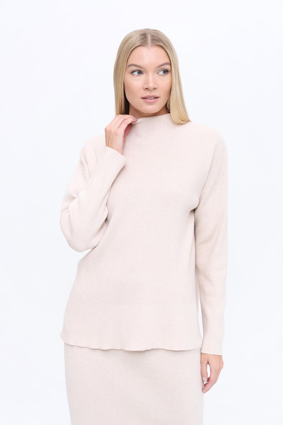 Пуловер Broadway бежевый