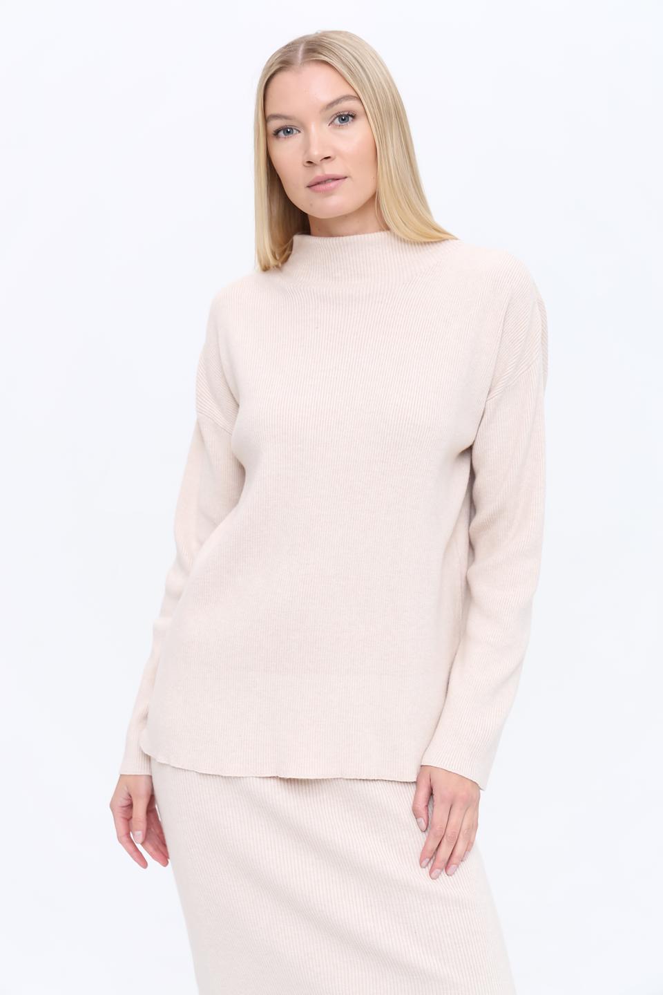 Пуловер Broadway бежевый