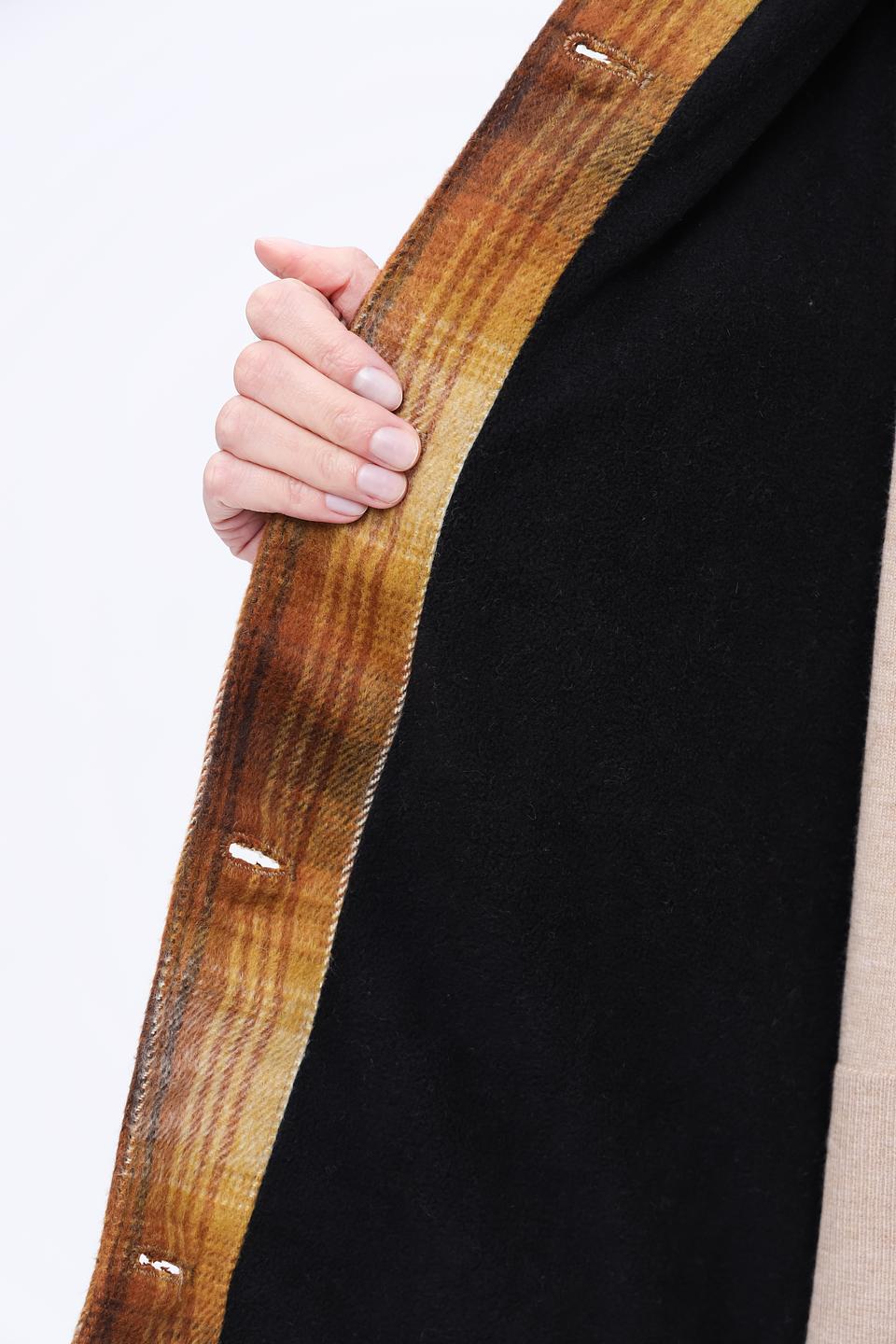 Рубашка Alcott в клетку коричневая