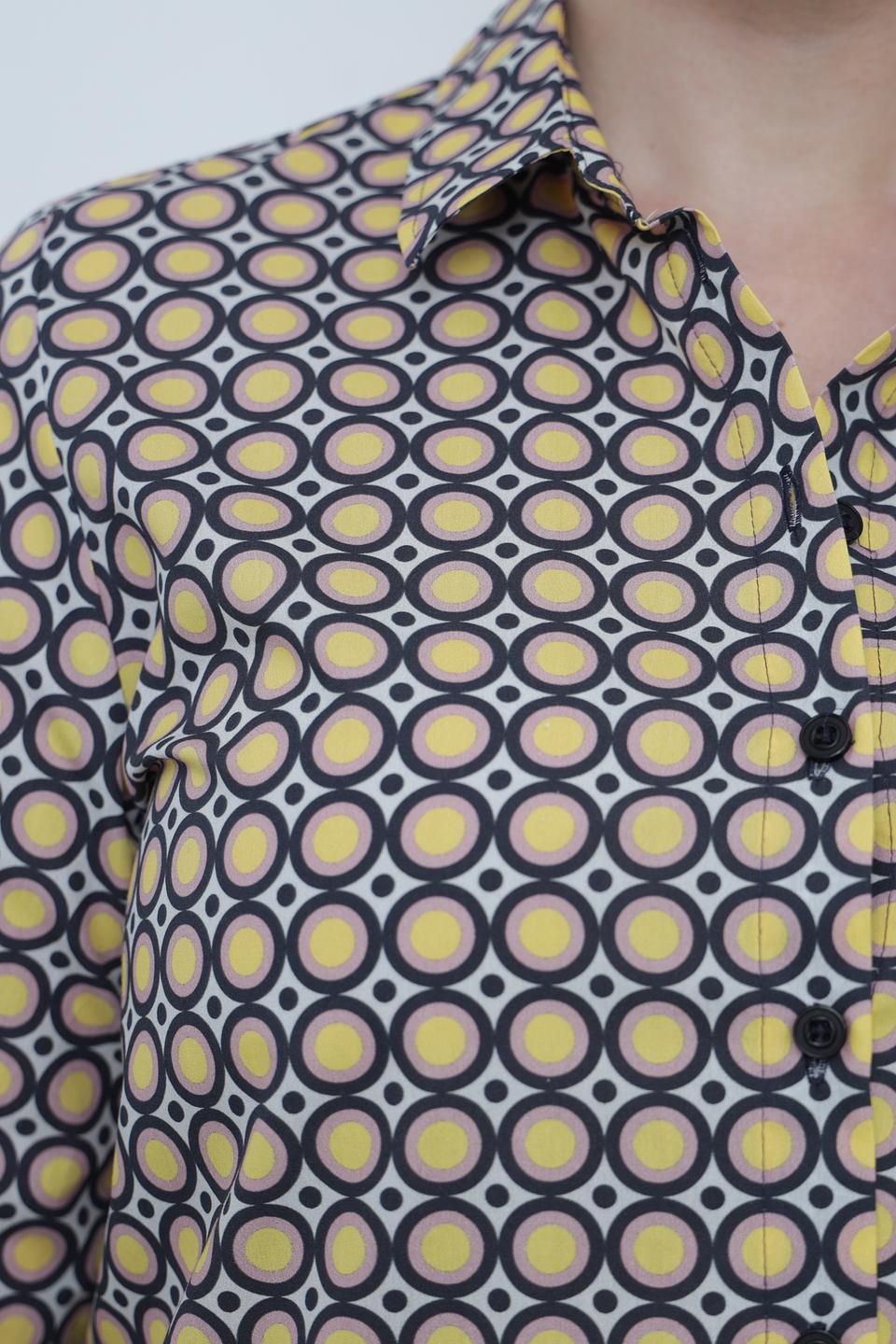 Рубашка Erfo с геометрическим принтом