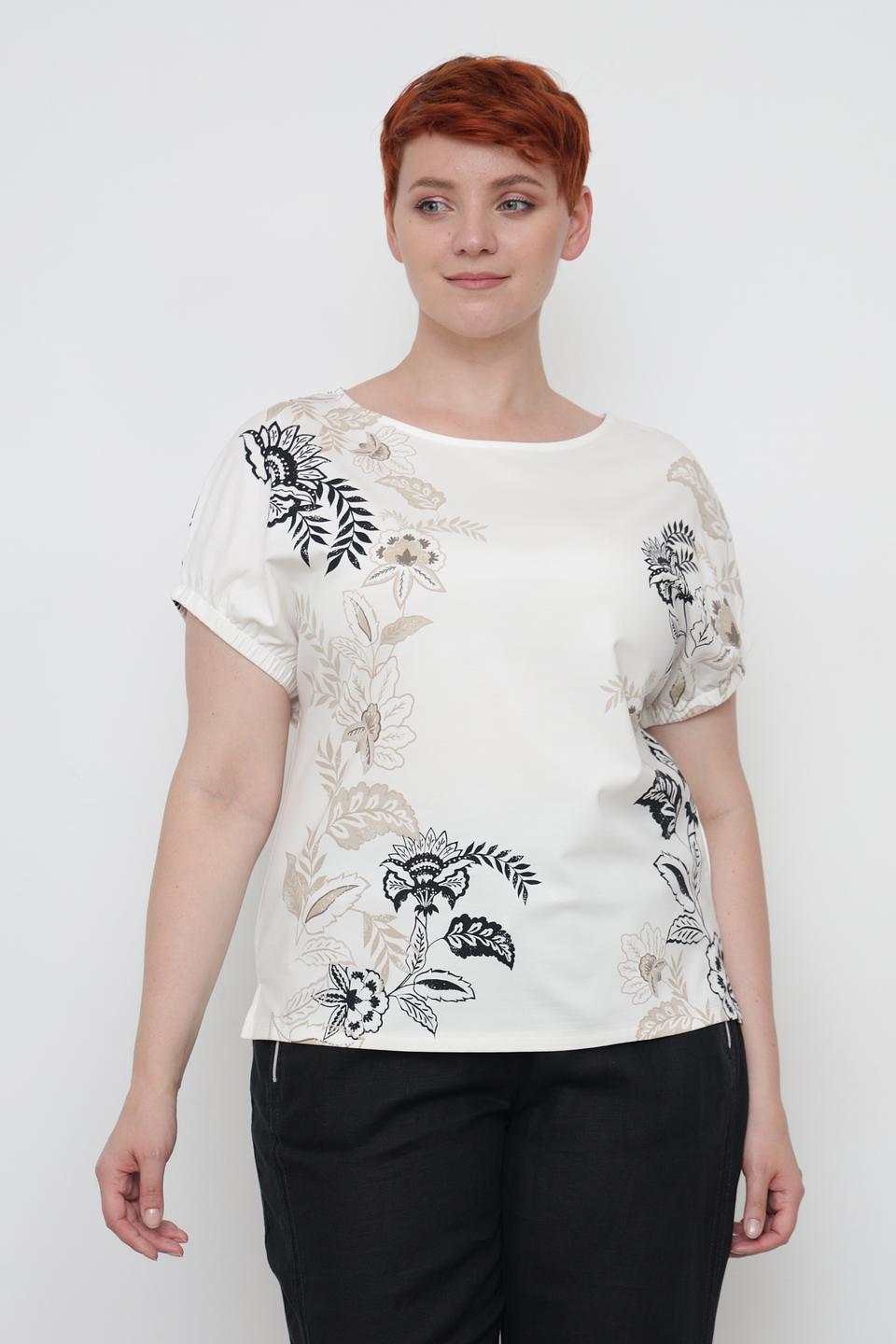 Блуза Taifun с цветочным принтом