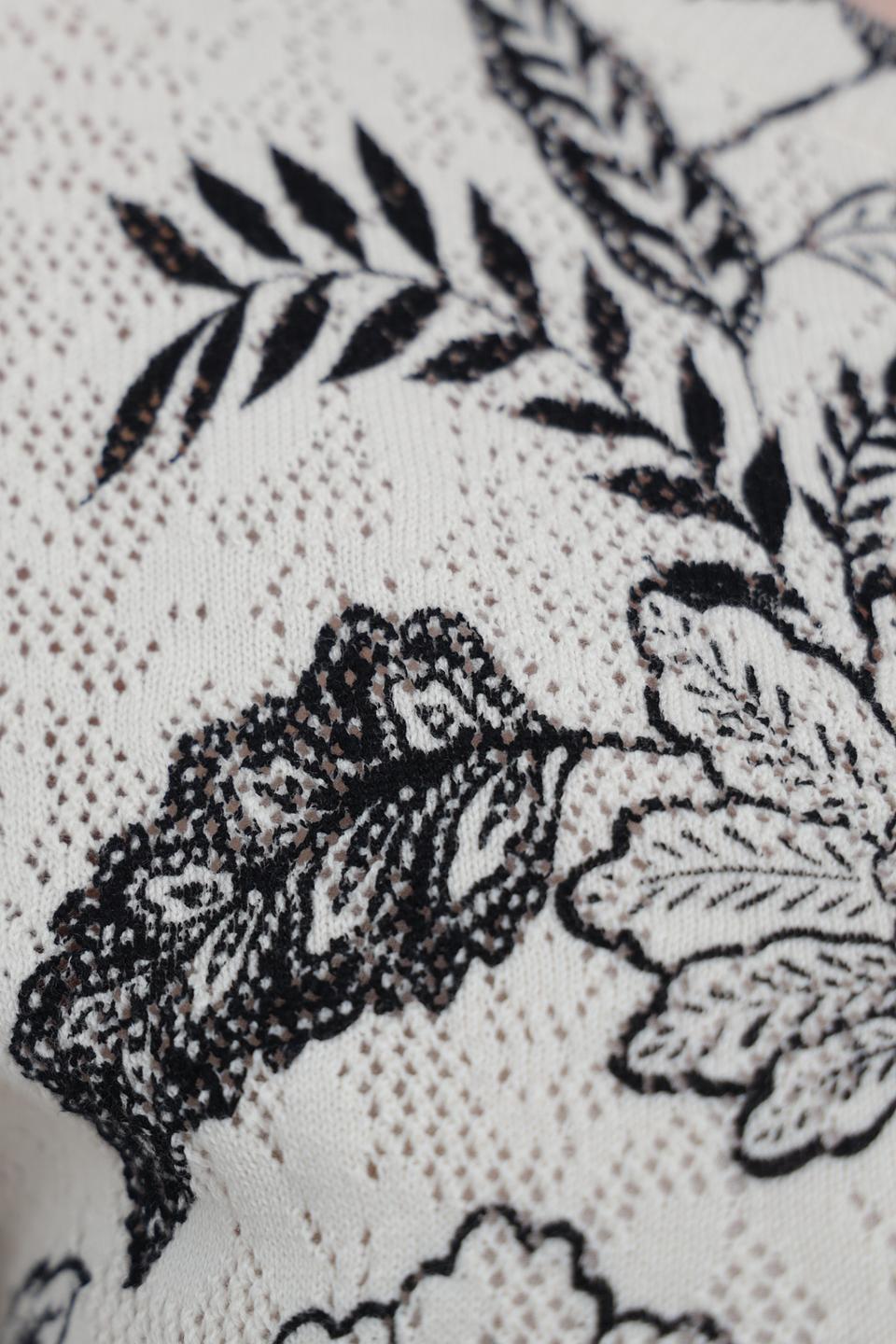 Пуловер Taifun с цветочным принтом