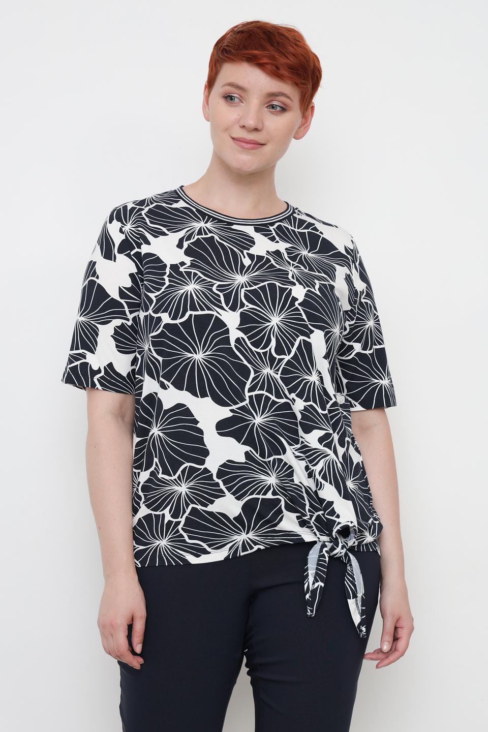 Блуза Frapp с цветочным принтом