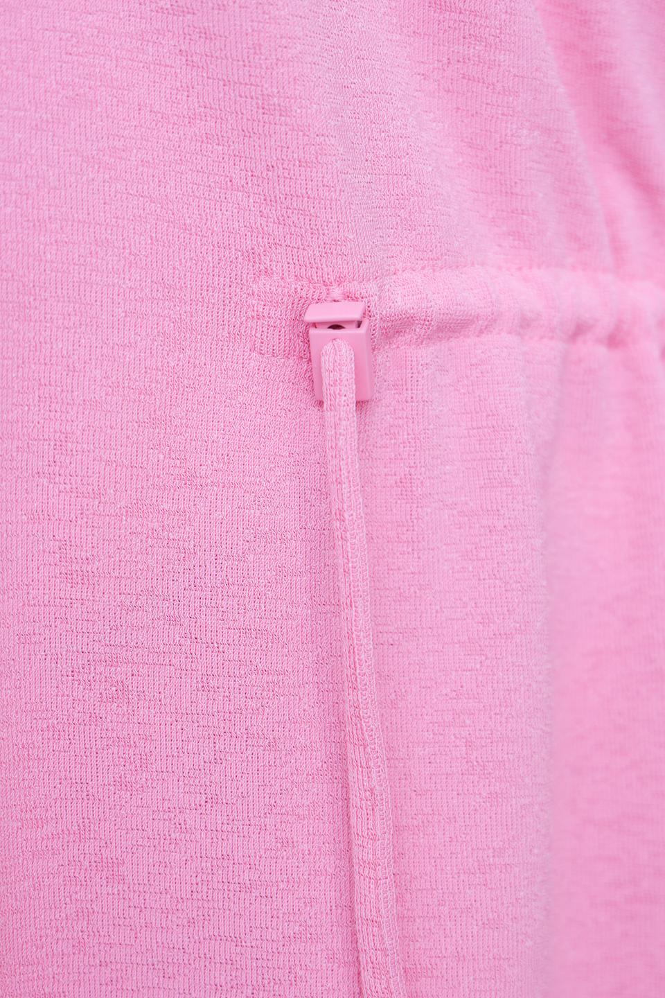 Кардиган Lebek с кулиской розовый