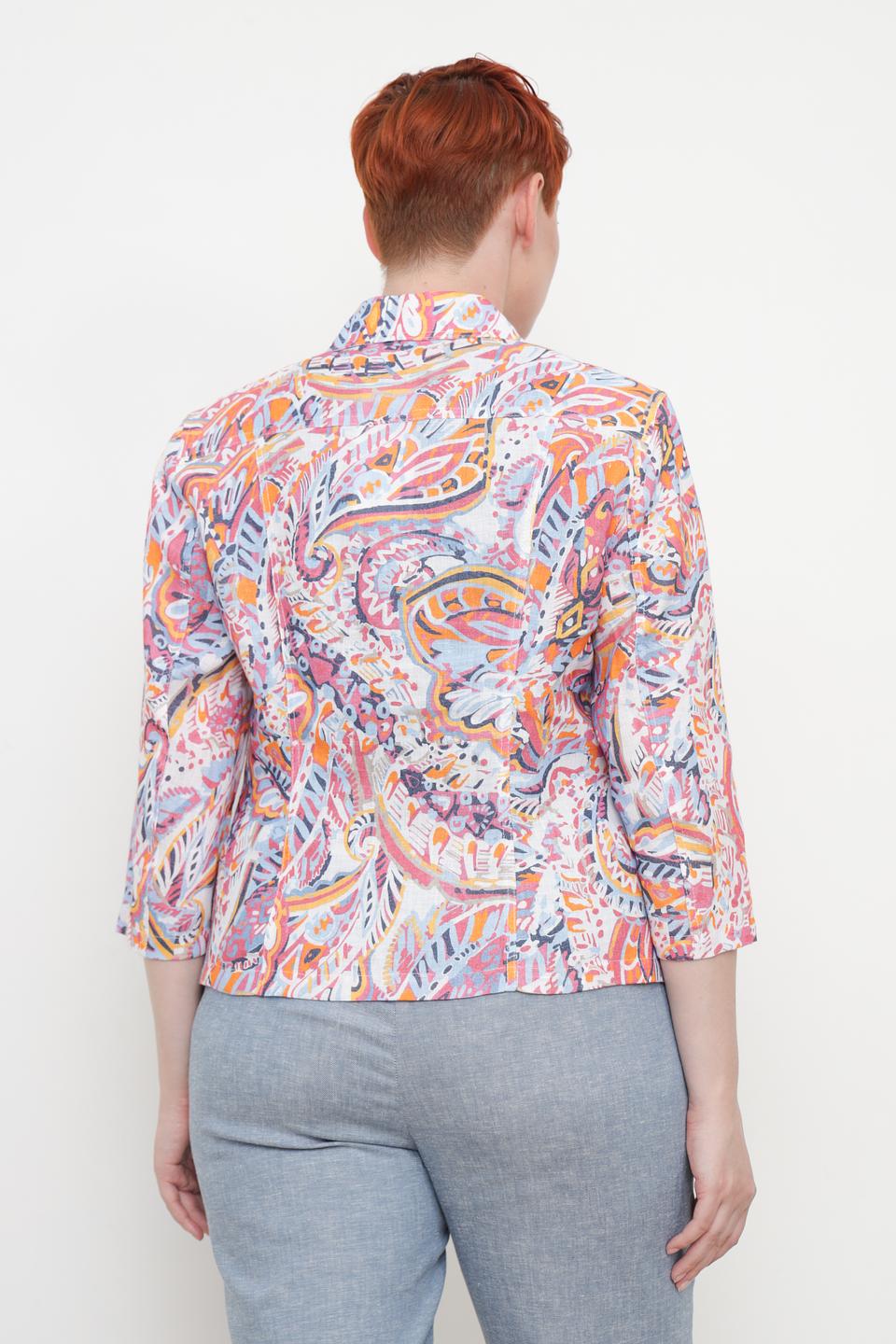 Рубашка Lebek с принтом