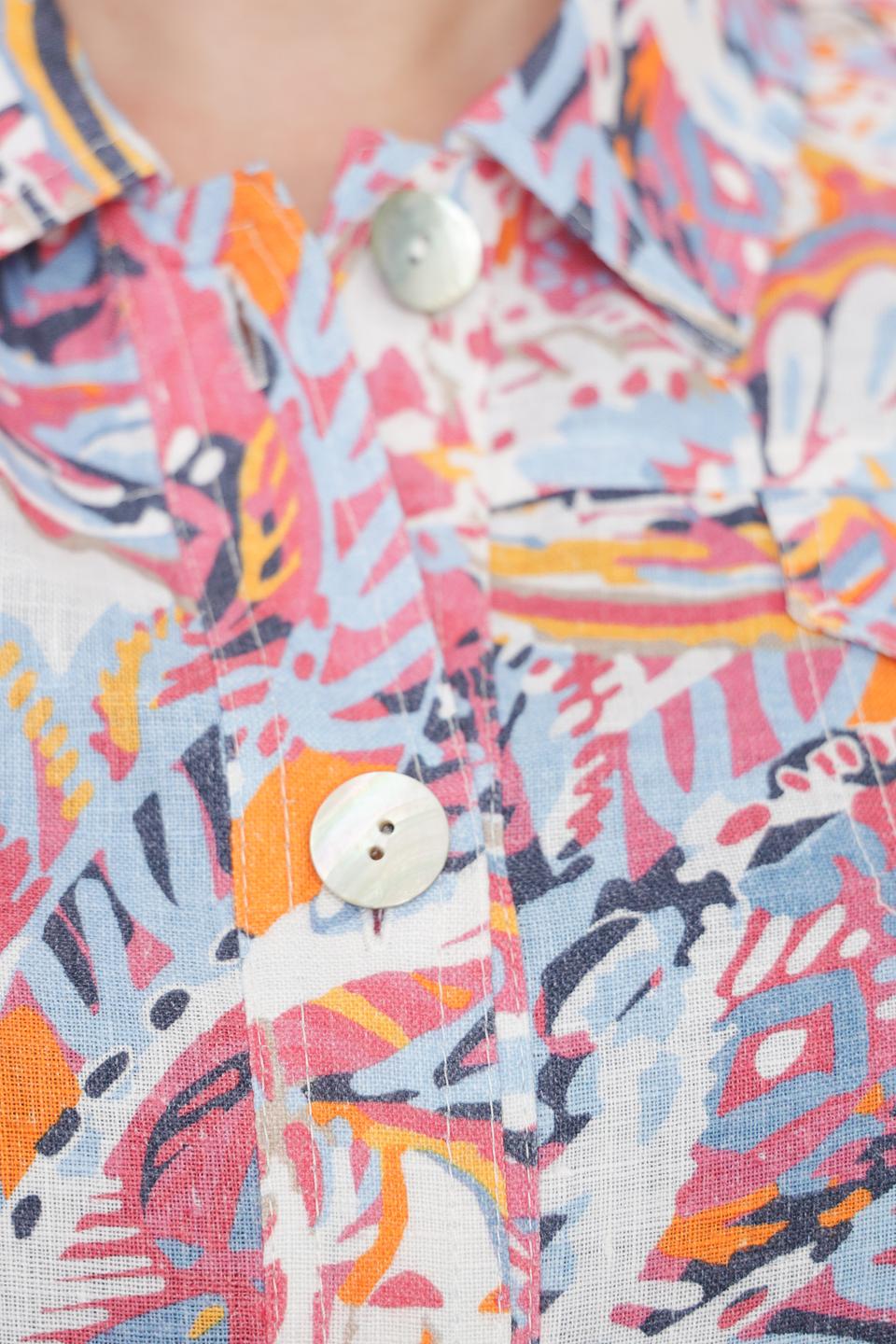 Рубашка Lebek с принтом