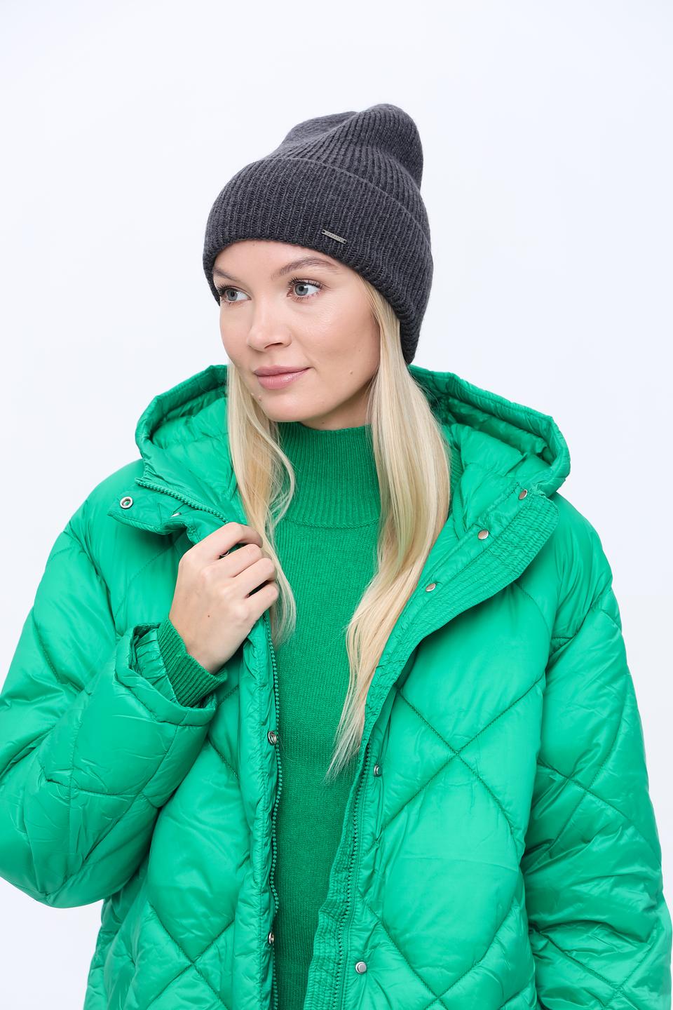 Шапка Marhatter вязаная серая