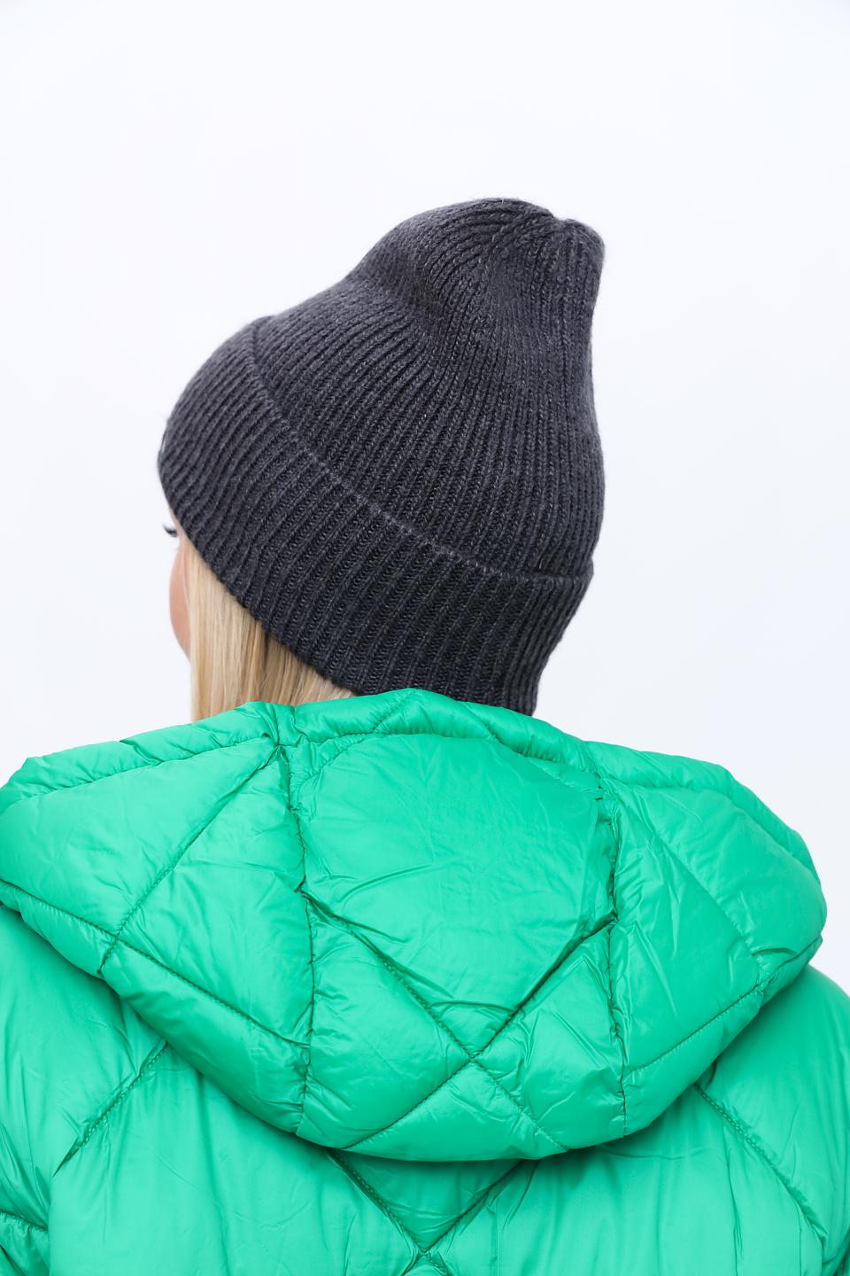 Шапка Marhatter вязаная серая