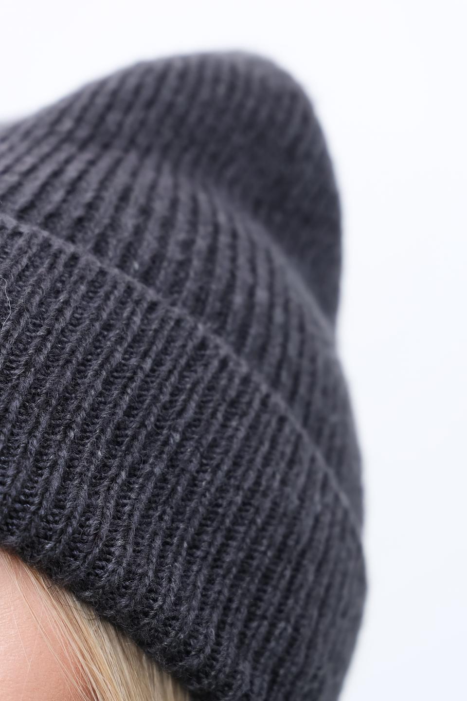 Шапка Marhatter вязаная серая